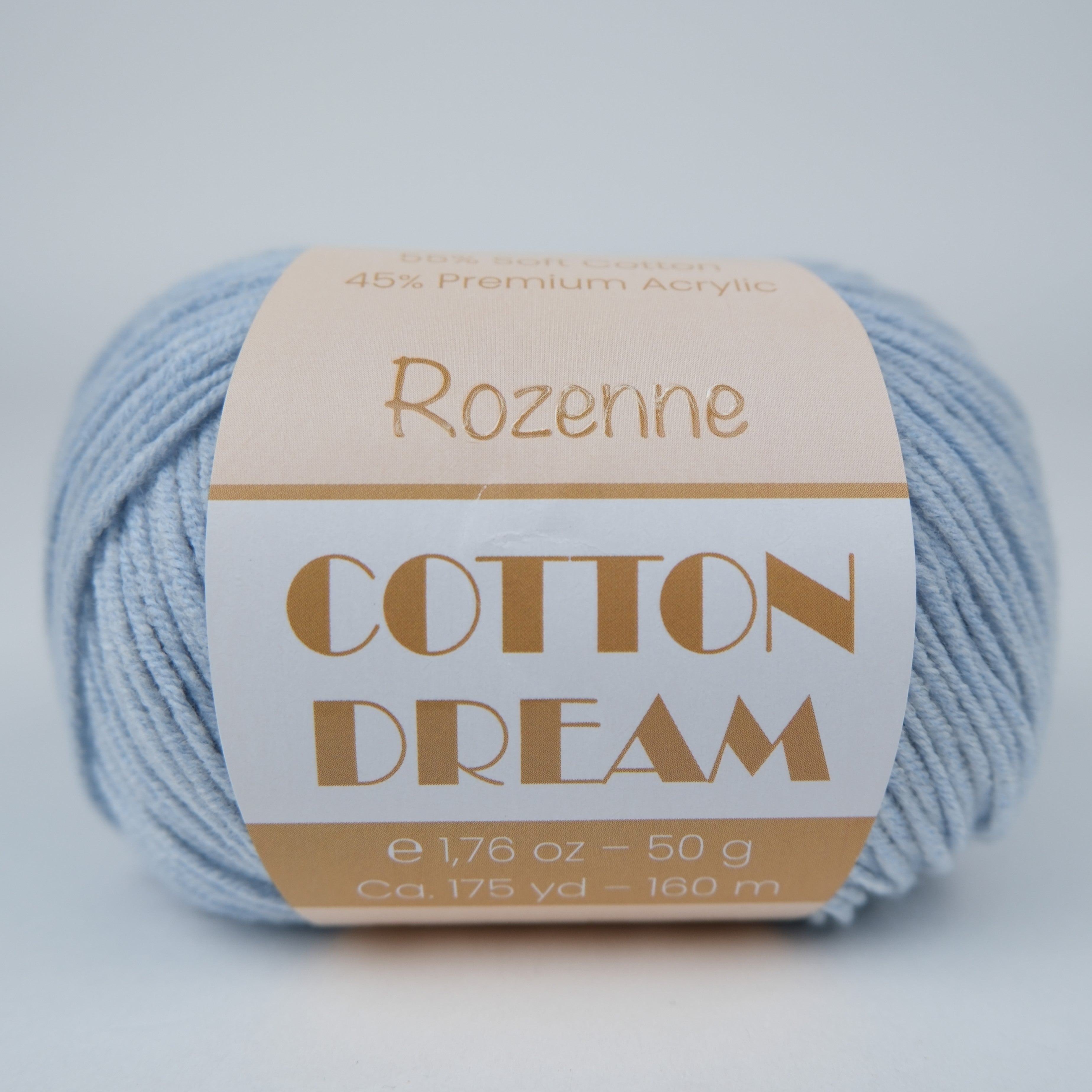 Rozenne Cotton Dream 1114 Light Blue  Main Rozenneyarns.com