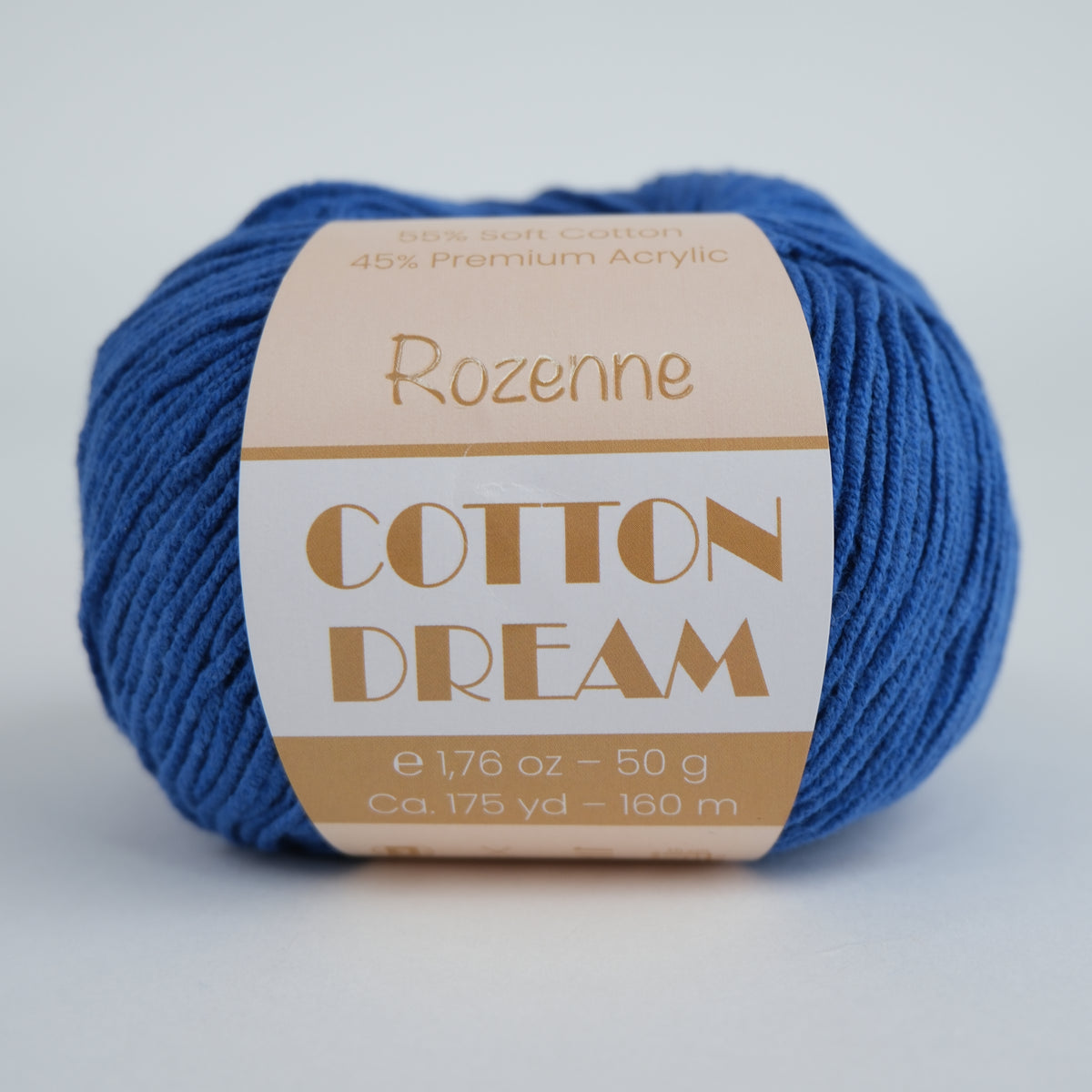 Rozenne Cotton Dream 1115 Blue Main Rozenneyarns.com