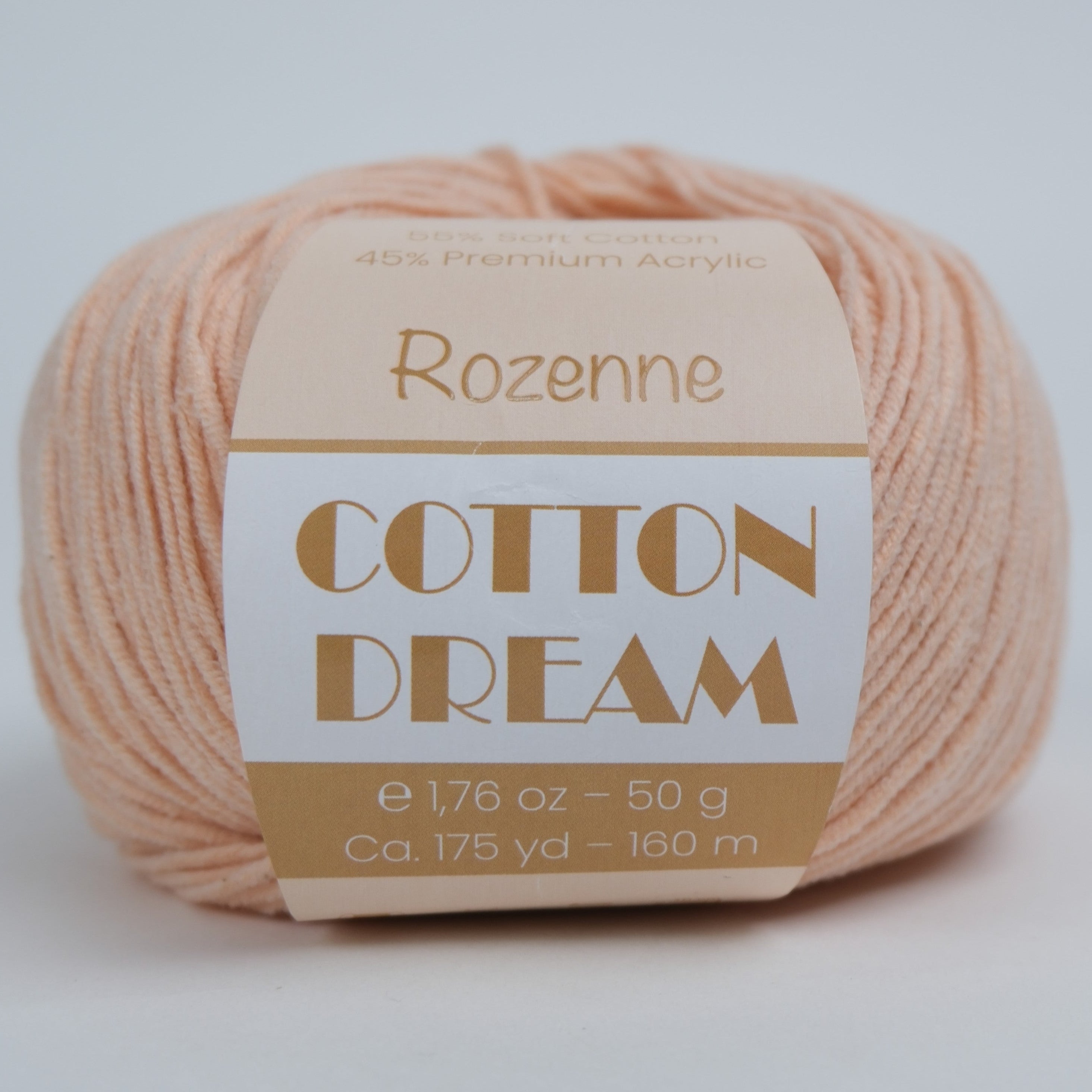 Rozenne Cotton Dream 1125 Salmon Main Rozenneyarns.com
