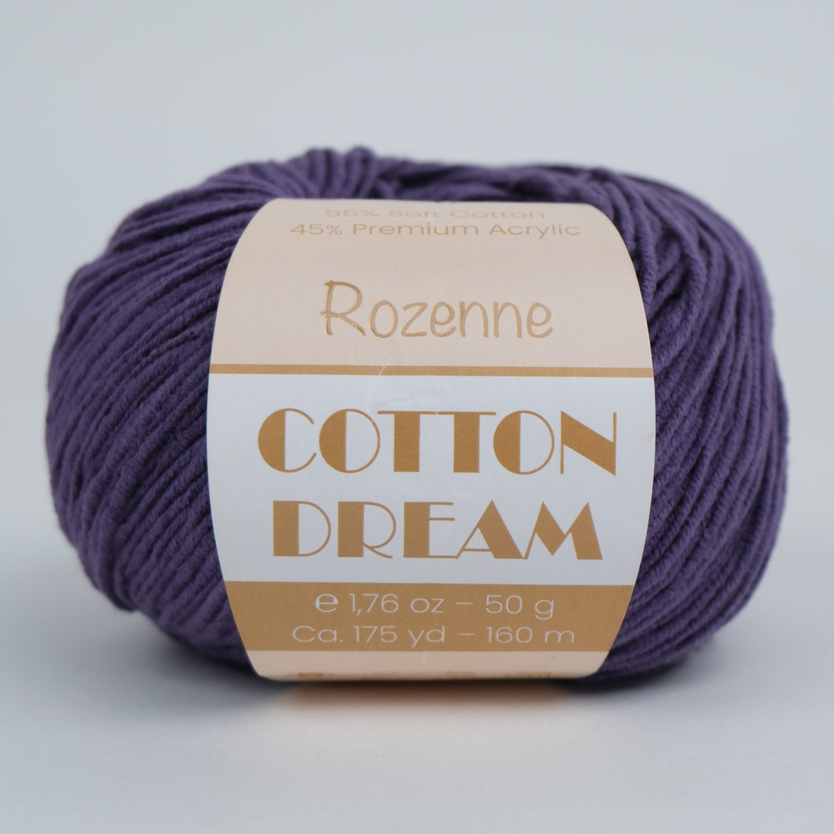 Rozenne Cotton Dream 1128 Deep Lilac Main Rozenneyarns.com