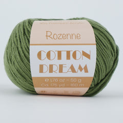 Rozenne Cotton Dream 1130 Forest Green Main Rozenneyarns.com