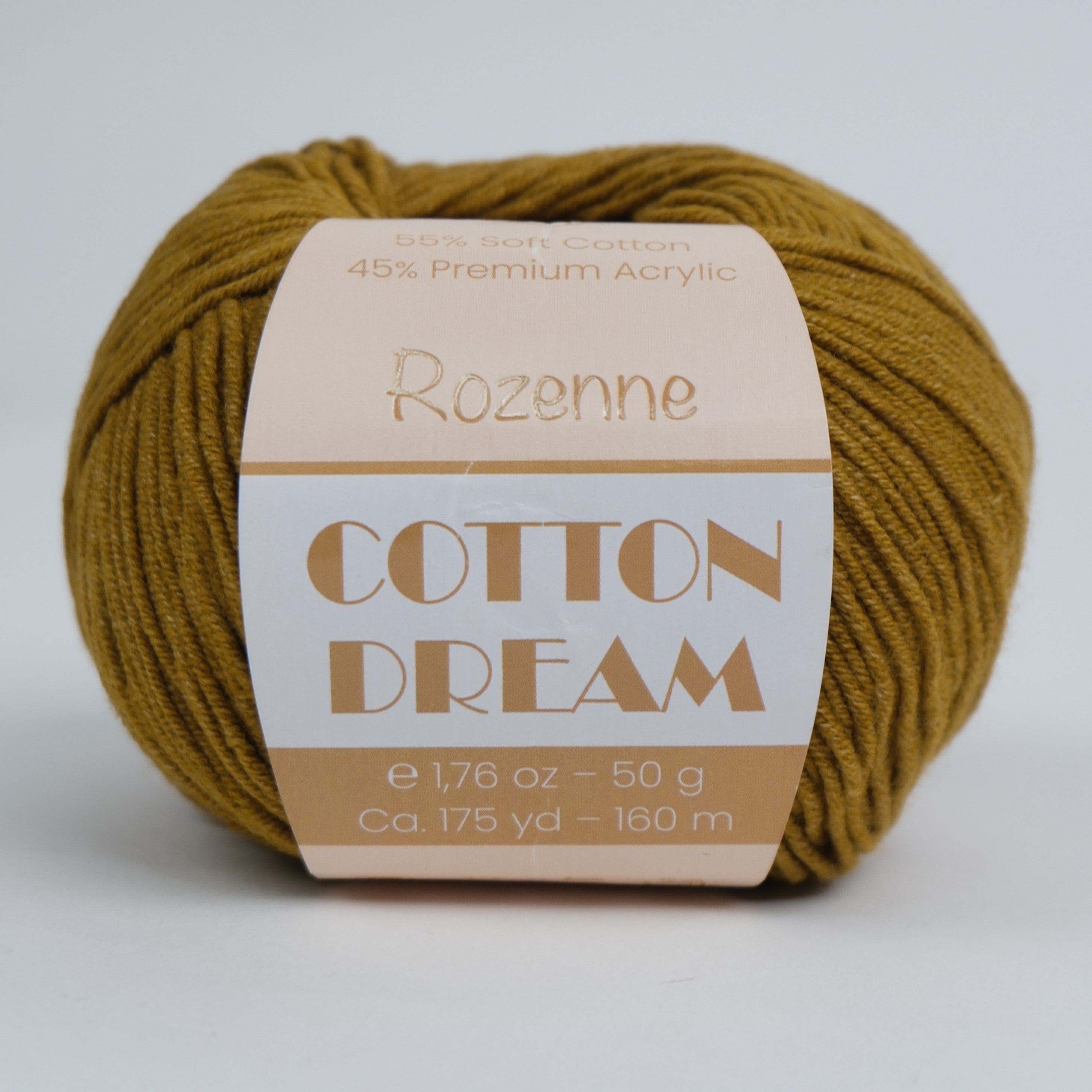Rozenne Cotton Dream 1136 Caramel Main Rozenneyarns.com