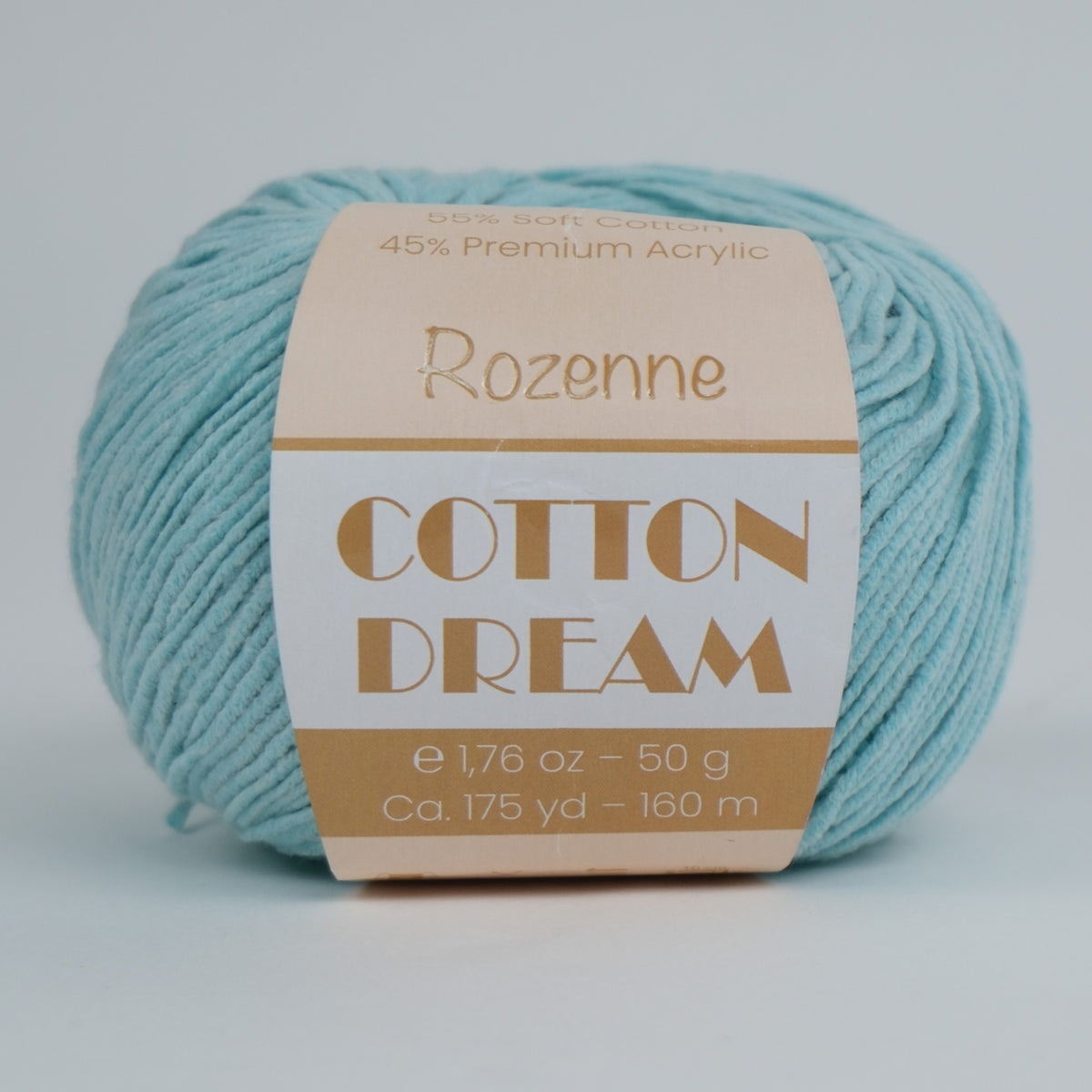 Rozenne Cotton Dream 1138 Ice Blue Main Rozenneyarns.com