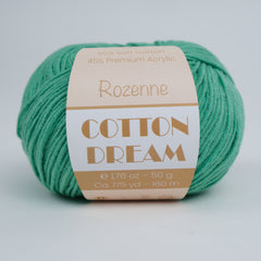 Rozenne Cotton Dream 1140 Mint Green Main Rozenneyarns.com