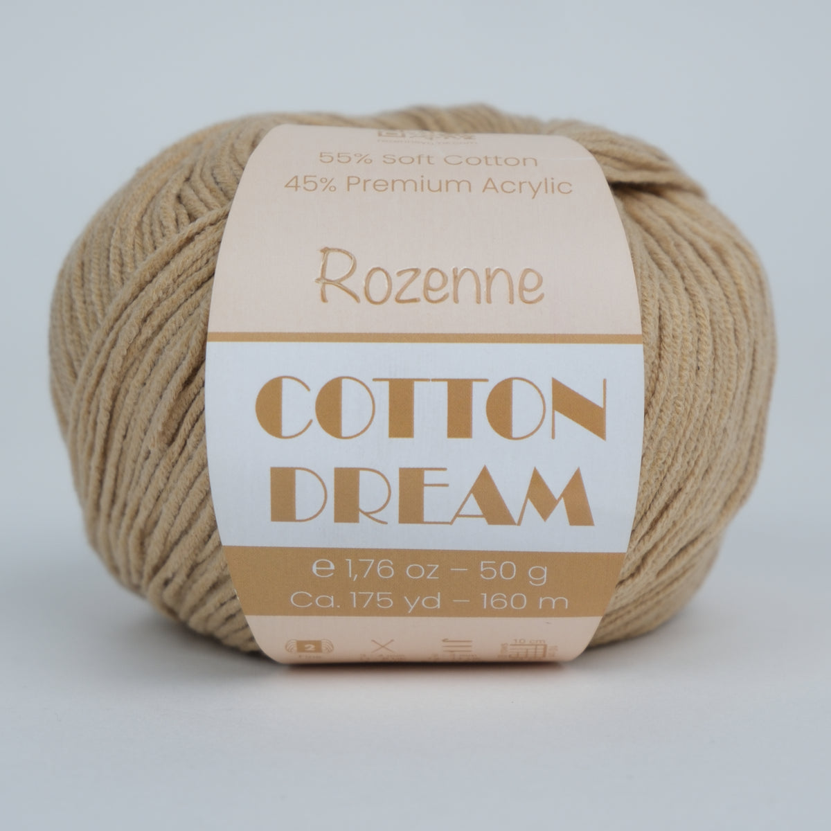 Rozenne Cotton Dream 1151 Beige Main Rozenneyarns.com