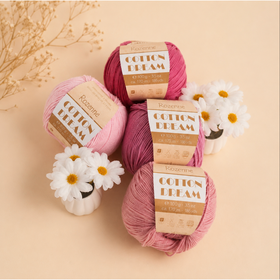 Rozenne Cotton Dream Baby and Amigurumi Yarn