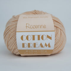Rozenne Cotton Dream 1103 Dark Beige Main Rozenneyarns.com