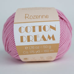 Rozenne Cotton Dream 1107 Pink Main Rozenneyarns.com
