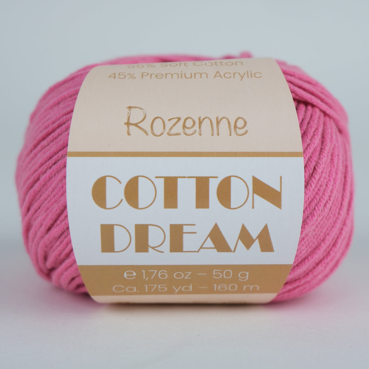 Rozenne Cotton Dream 1108 Dark Pink Main Rozenneyarns.com