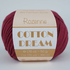 Rozenne Cotton Dream 1111 Claret Main Rozenneyarns.com
