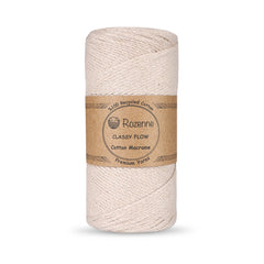 Rozenne Cotton Macrame Yarn 02 Beige Main