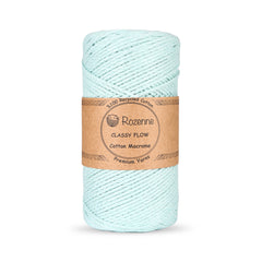 Rozenne Cotton Macrame Yarn 06 Sky Blue Main