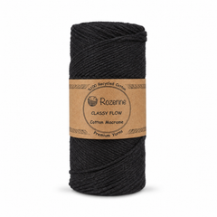 Rozenne Cotton Macrame Yarn 15 Smoked Gray Main