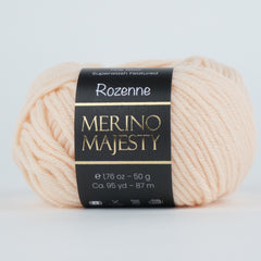 Rozenne Merino Majesty Wool Yarn 3002 Peach Pink Main Rozenneyarns.com
