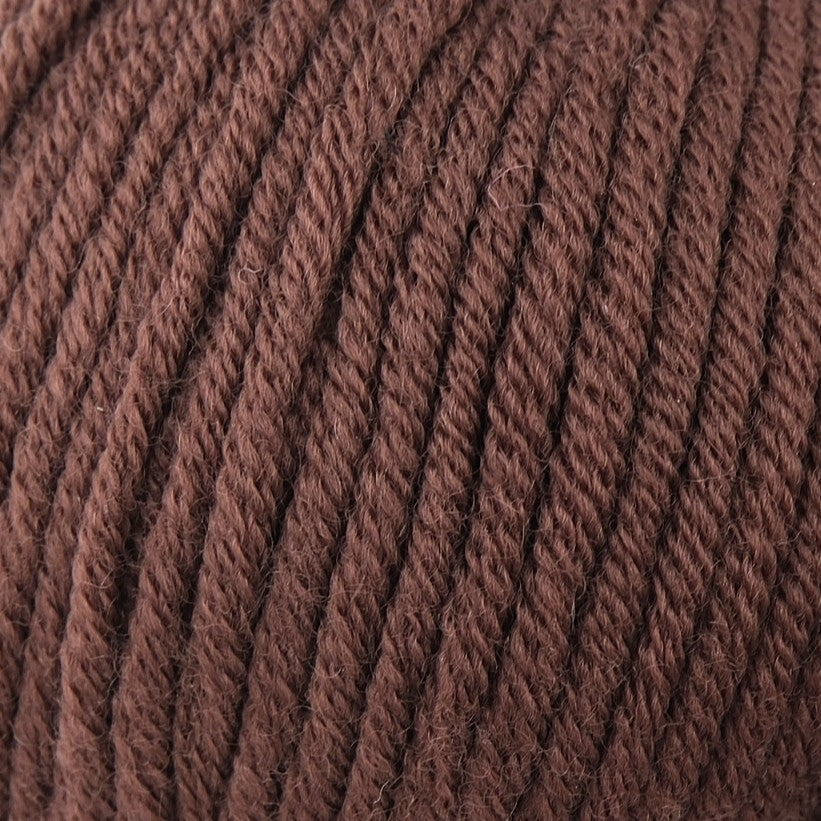 Rozenne Merino Majesty Wool Yarn 3012 Dark Brown Surface Rozenneyarns.com