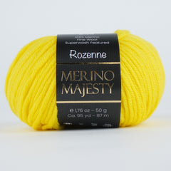 Rozenne Merino Majesty Wool Yarn 3015 Dark Yellow Main Rozenneyarns.com