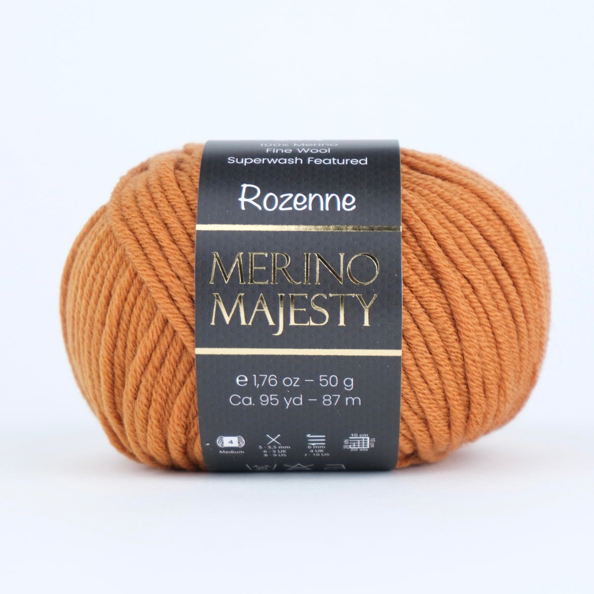 Rozenne Merino Majesty Wool Yarn 3017 Caramel Main Rozenneyarns.com