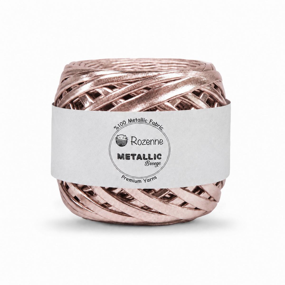 Rozenne Metallic Breeze Glitter Yarn 5003 Beige Surface Photo Rozenneyarns.com