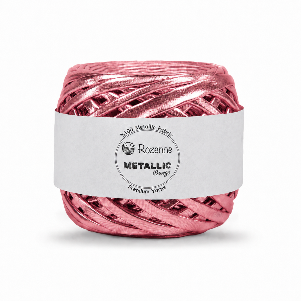 Rozenne Metallic Breeze Glitter Yarn 5010 Salmon Main Photo