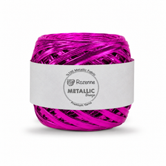 Rozenne Metallic Breeze Glitter Yarn 5011 Fuchsia Main Photo