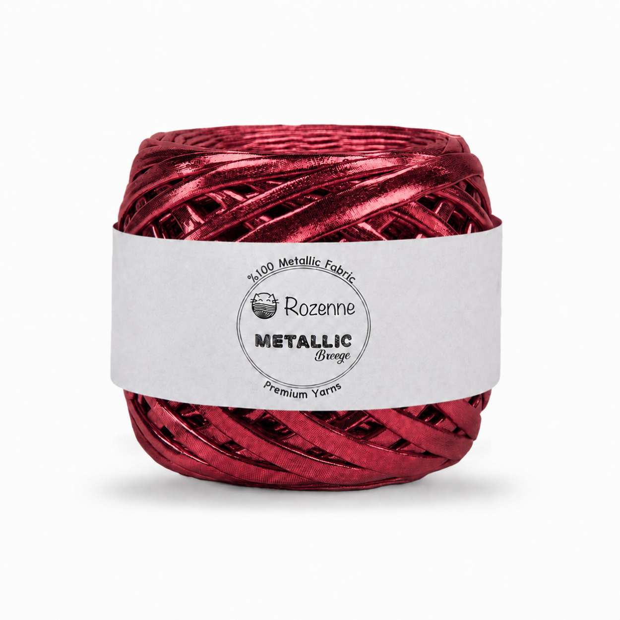 Rozenne Metallic Breeze Glitter Yarn 5013 Wine Red Main Photo
