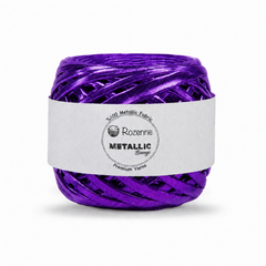 Rozenne Metallic Breeze Glitter Yarn 5014 Purle Main Photo