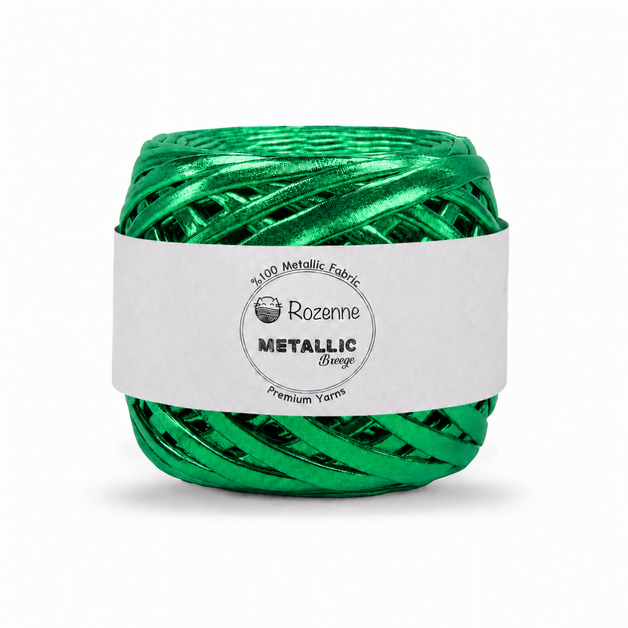 Rozenne Metallic Breeze Glitter Yarn 5015 Emerald Green Main Photo