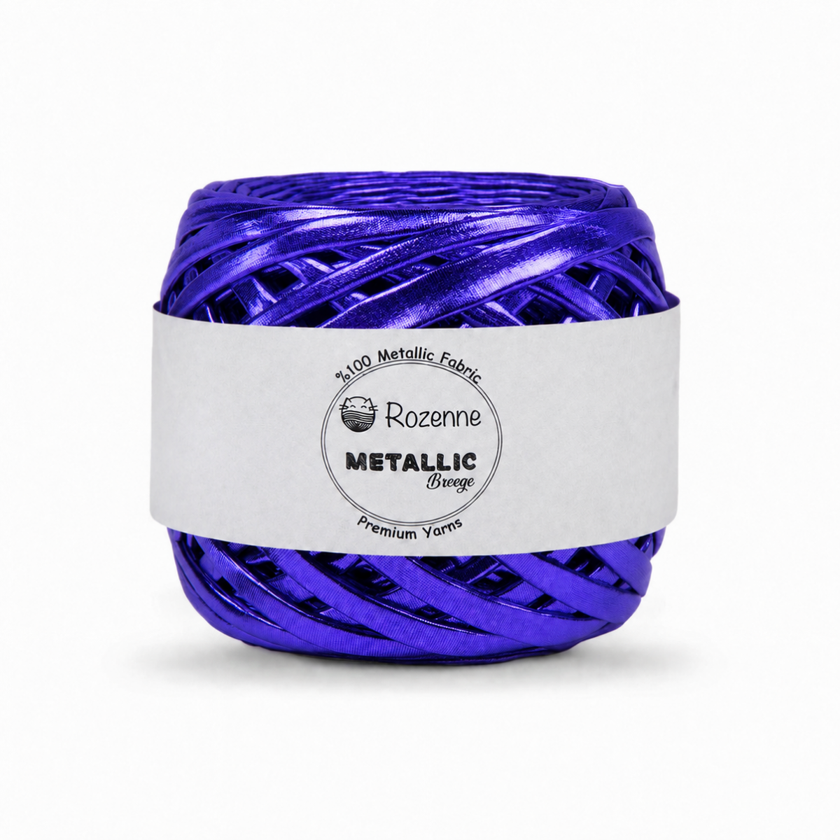 Rozenne Metallic Breeze Glitter Yarn 5019 Navy Blue Main Photo