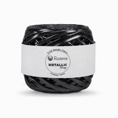 Rozenne Metallic Breeze Glitter Yarn 5020 Black Main Photo