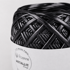Rozenne Metallic Breeze Glitter Yarn 5020 Black Surface Photo