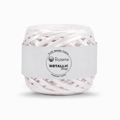 Rozenne Metallic Breeze Glitter Yarn 5021 White Main Photo