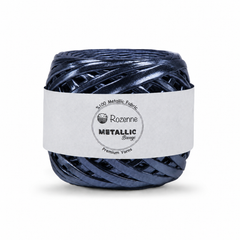 Rozenne Metallic Breeze Glitter Yarn 5028 Midnight Blue Main Photo