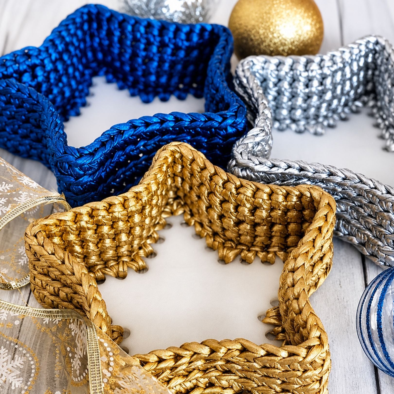 Rozenne Metallic Breeze Super Metallic Yarn Pattern 5