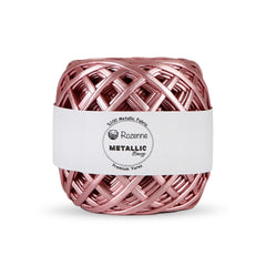 Rozenne Metallic Breeze Super Metallic Yarn 01 Powder Pink Main Photo Rozenneyarns.com