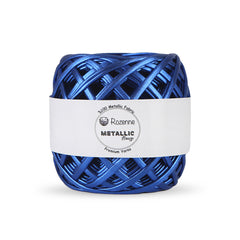 Rozenne Metallic Breeze Super Metallic Yarn 04 Sax Blue Main Photo Rozenneyarns.com
