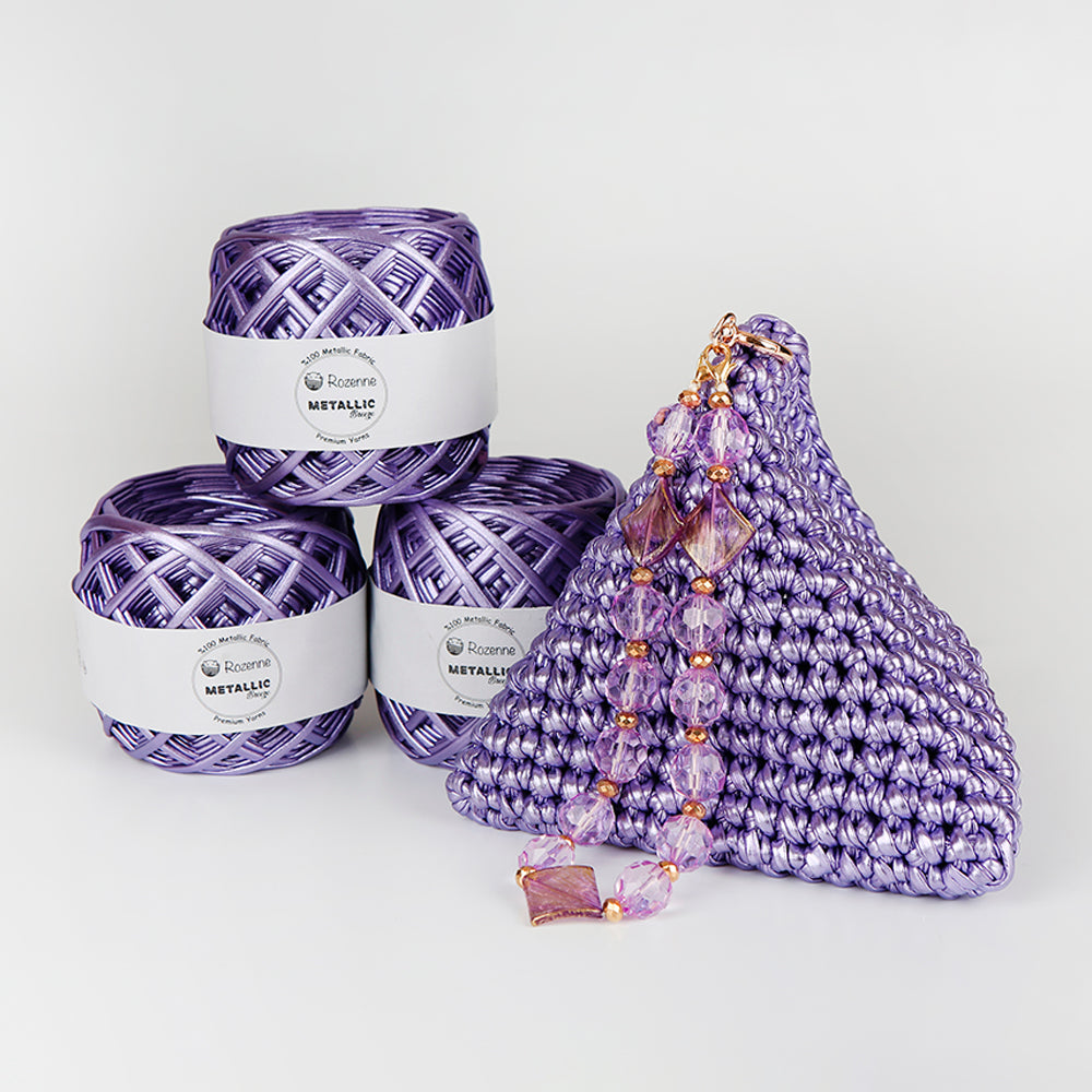 Rozenne Metallic Breeze Super Metallic Yarn Pattern 1