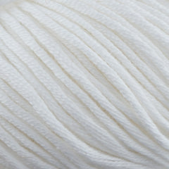 Rozenne Pure Organic Cotton Yarn 2101 White Surface Rozenneyarns.com