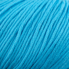 Rozenne Pure Organic Cotton Yarn 2107 Turquoise Surface Rozenneyarns.com