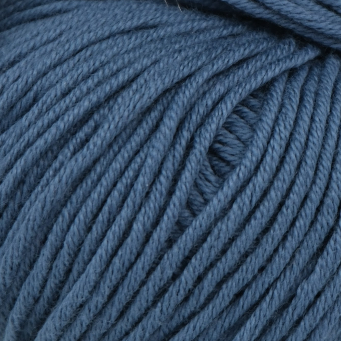 Rozenne Pure Organic Cotton Yarn 2116 Denim Blue Surface Rozenneyarns.com